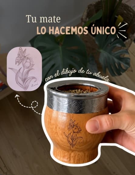 Chapita personalizada de Mate