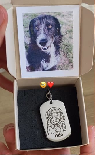 Chapita personalizada de Otto